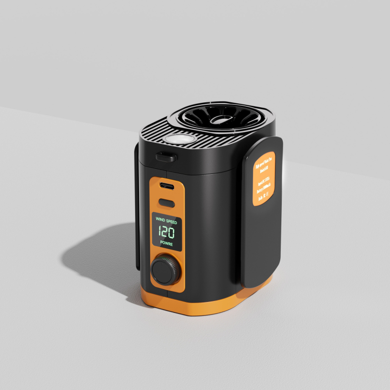 Ventilator za pojas i vratni dio s ugrađenom 6000mAh baterijom, trajanje 8–12 sati, USB punjenje, 120 razina brzine
