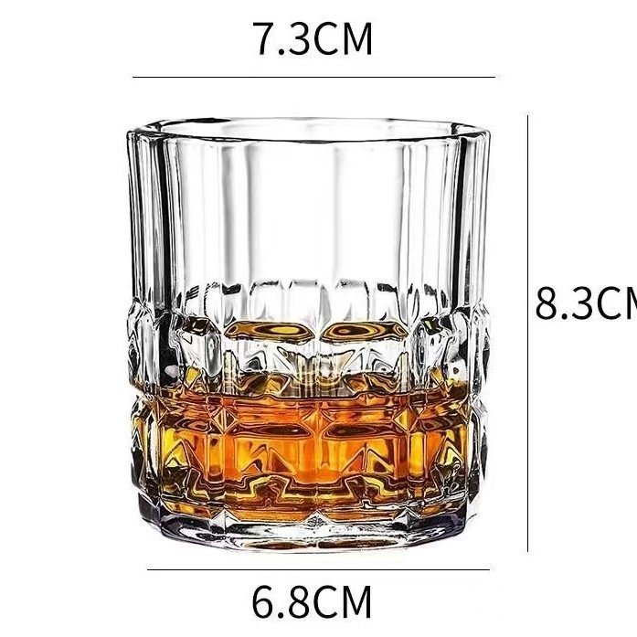 Set čaša za viski, moderni minimalistički stil, staklo, marka 01, kod 0409-3, moguć ispis logotipa, kvaliteta prve klase