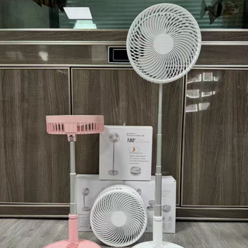Prijenosni USB sklopivi mini ventilator, 4 brzine, 3 lopatice, ugrađena baterija 2000–4000 mAh