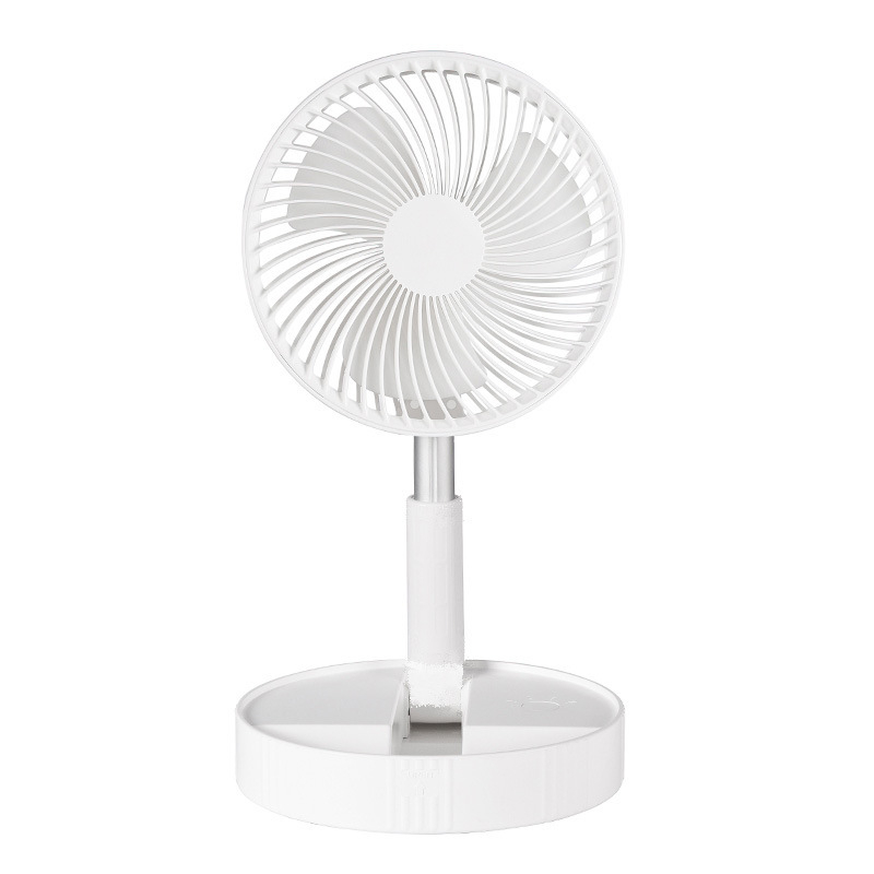 Prijenosni USB sklopivi mini ventilator, 4 brzine, 3 lopatice, ugrađena baterija 2000–4000 mAh