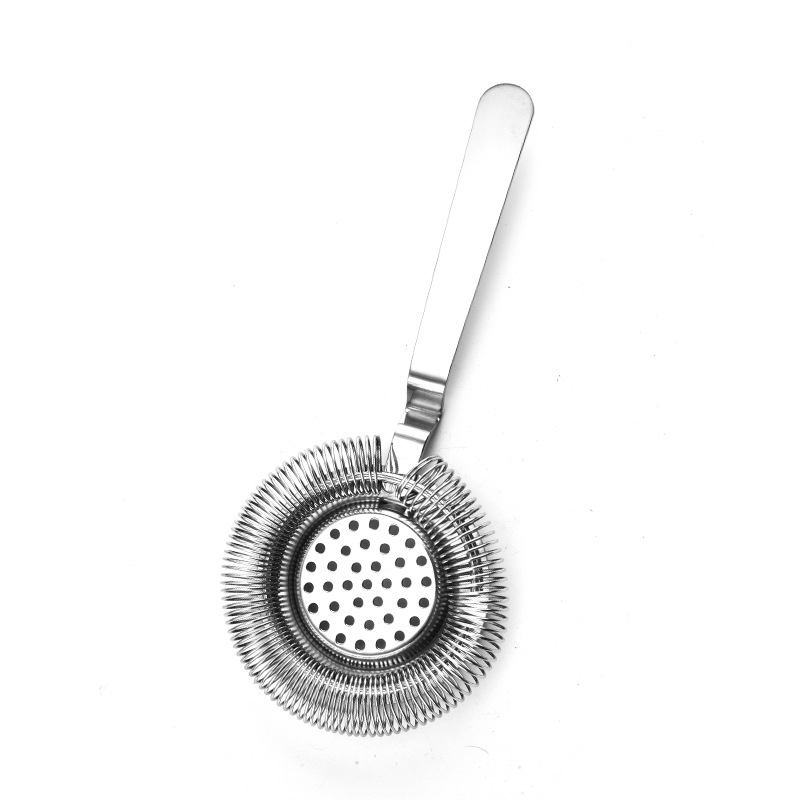 Hechang filtru de gheata din otel inoxidabil si separator de gheata cu arc pentru cocktailuri, stil creativ, 50 g, ambalaj OPP