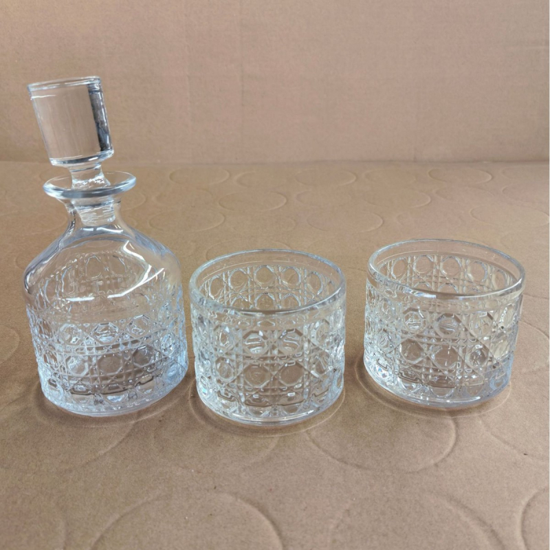 Декантер Zhiyao, стъкло, модерен минималистичен стил, 580 g