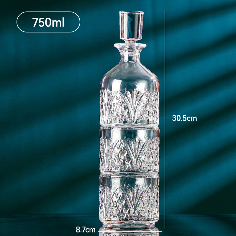 Декантер Zhiyao, стъкло, модерен минималистичен стил, 580 g