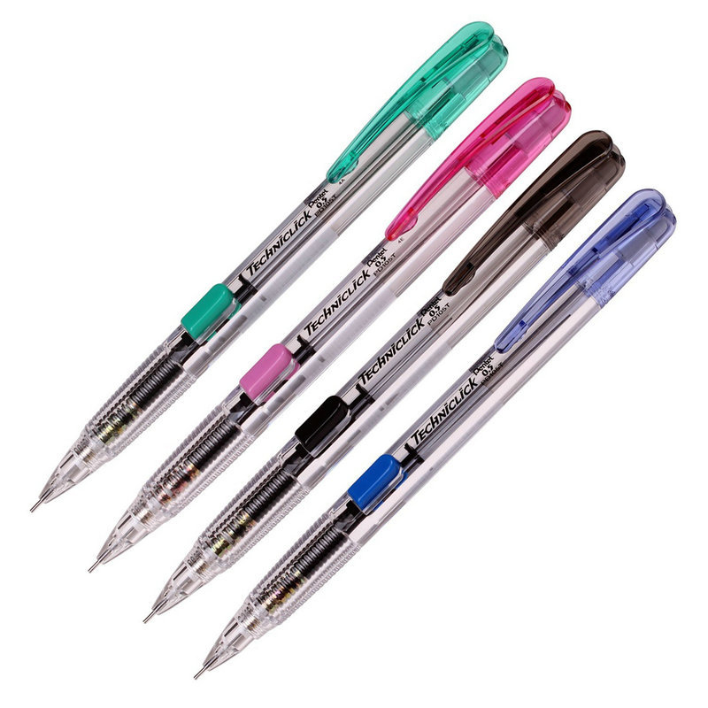 Pentel PD105 mehanička olovka, prozirno plastično kućište
