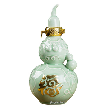 Keramická fľaša na víno od Yunjie Ceramics, objem 1000 ml, jednoduchý štýl, prvotriedna kvalita