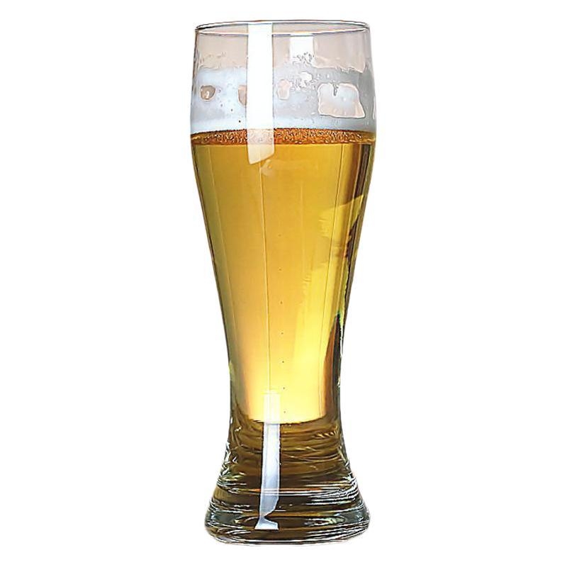 Kristalno staklena čaša za pivo, kapacitet 401–500 ml, moderan minimalistički dizajn bez ručke, graviranje logotipa dostupno