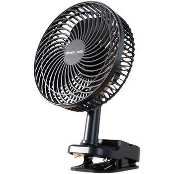 OPOLAR Clip-On Tišni USB Mini Stolni Ventilator s Uklonjivom Baterijom, 5 Brzina, 3 Lopatice, Trajanje Baterije Preko 12 Sati