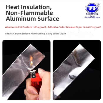 Ultra úzka hliníková páska - vysoká teplotná odolnosť, vodivá a antistatická, 0,05–0,2 mm hrúbka, hliníková fóliová páska, pre batériu mobilného telefónu, monitor a kompresor klimatizácie