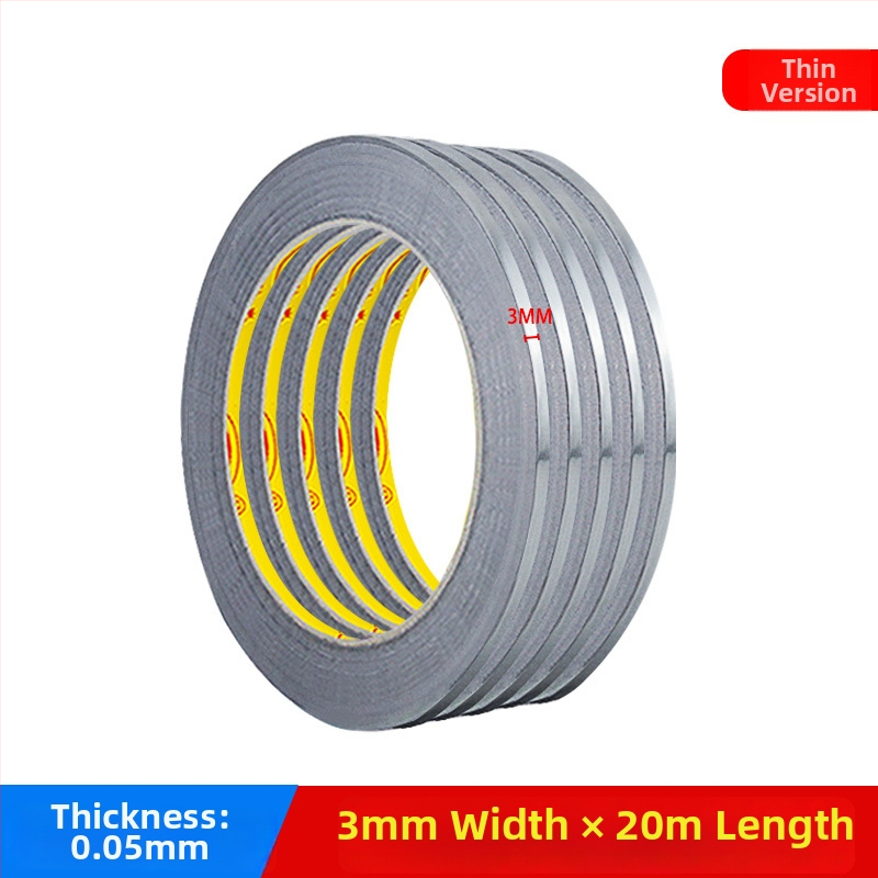 Ultra úzka hliníková páska - vysoká teplotná odolnosť, vodivá a antistatická, 0,05–0,2 mm hrúbka, hliníková fóliová páska, pre batériu mobilného telefónu, monitor a kompresor klimatizácie