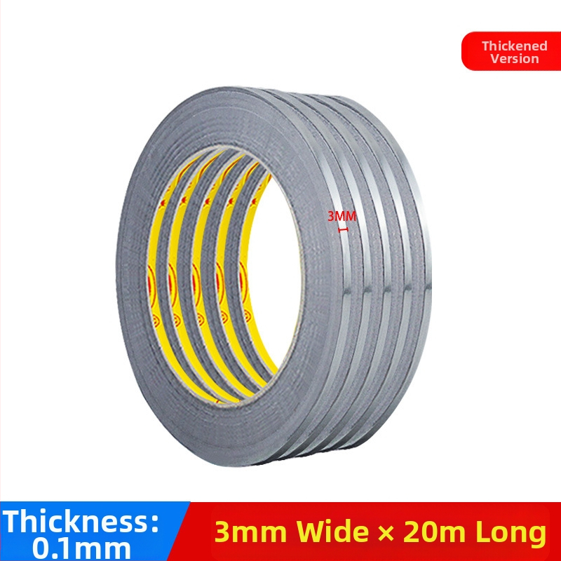 Ultra úzka hliníková páska - vysoká teplotná odolnosť, vodivá a antistatická, 0,05–0,2 mm hrúbka, hliníková fóliová páska, pre batériu mobilného telefónu, monitor a kompresor klimatizácie