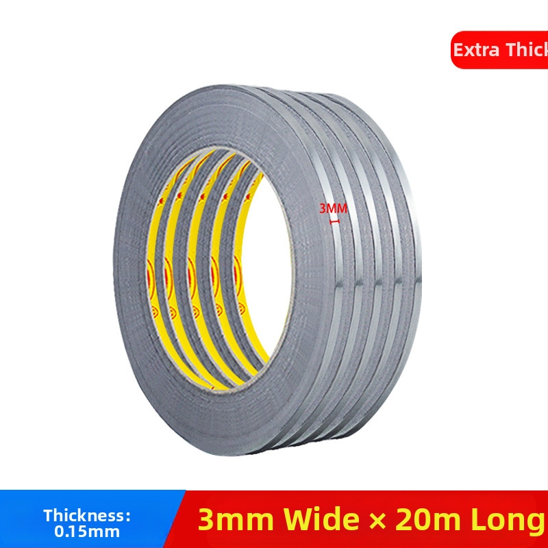 Ultra úzka hliníková páska - vysoká teplotná odolnosť, vodivá a antistatická, 0,05–0,2 mm hrúbka, hliníková fóliová páska, pre batériu mobilného telefónu, monitor a kompresor klimatizácie