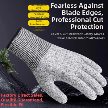 Γάντες αντίκοπ για ξυλουργικές εργασίες — μάρκα Good care — προστασία από κοπή