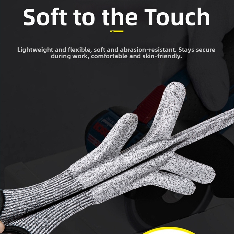 Γάντες αντίκοπ για ξυλουργικές εργασίες — μάρκα Good care — προστασία από κοπή