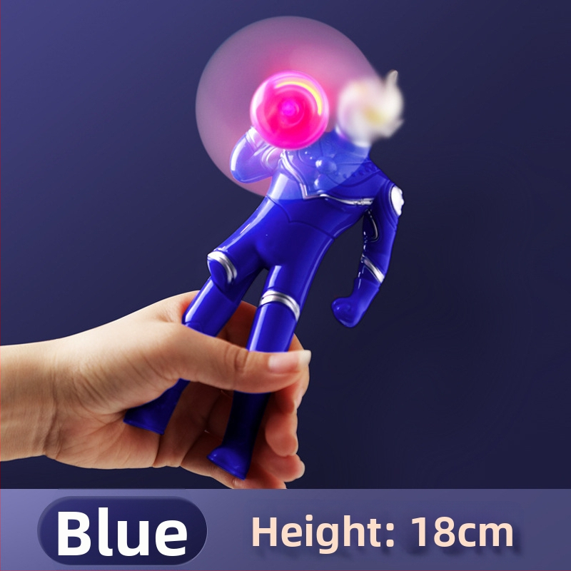 LED ručný ventilátor – hračka, plast, ručné ovládanie, pre študentov