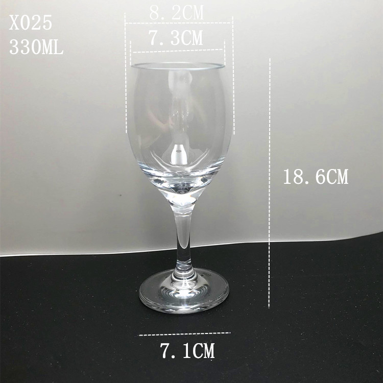 Jiabao plastična čaša za vino – jednostavan stil, otisnuti logo, pakiranje Opp bag, kategorija čaša za vino