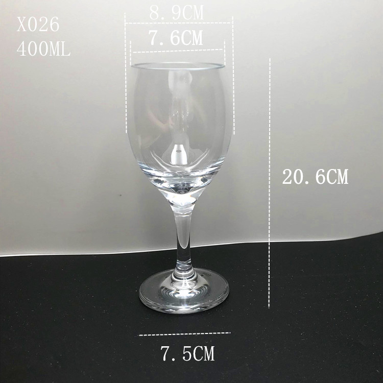 Jiabao plastična čaša za vino – jednostavan stil, otisnuti logo, pakiranje Opp bag, kategorija čaša za vino