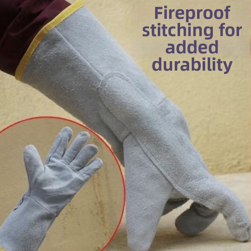 Báránybőr hegesztő kesztyűk - Anyag: báránybőr; Funkció: Hegesztés; Márka: Egyéb; Használat: Egyéb