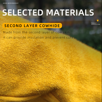 Duge kožne rukavice za vrtlarstvo, otporne na probijanje, za podrezivanje bodljikavih biljaka, pogodne za zavarivanje i mehaničke radove