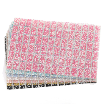 DIY štras ukrasi s perlama i dvostrukim ljepilom – četvrtasti kristali, elektroplate, branda Nankong rhinestones