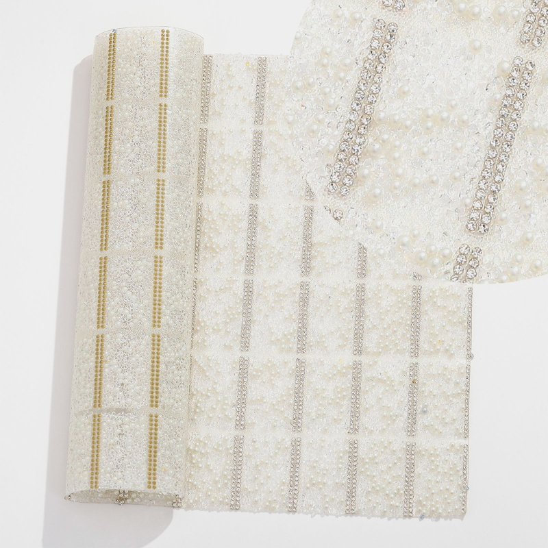 DIY štras ukrasi s perlama i dvostrukim ljepilom – četvrtasti kristali, elektroplate, branda Nankong rhinestones