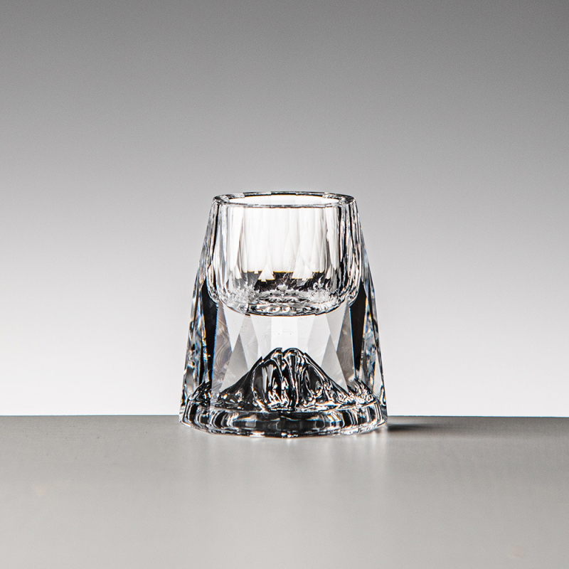 Kristalna staklena čašica za alkoholna pića, dijamantno facetirana, kapacitet 1-100 ml, novi kineski stil, mogućnost logotipa