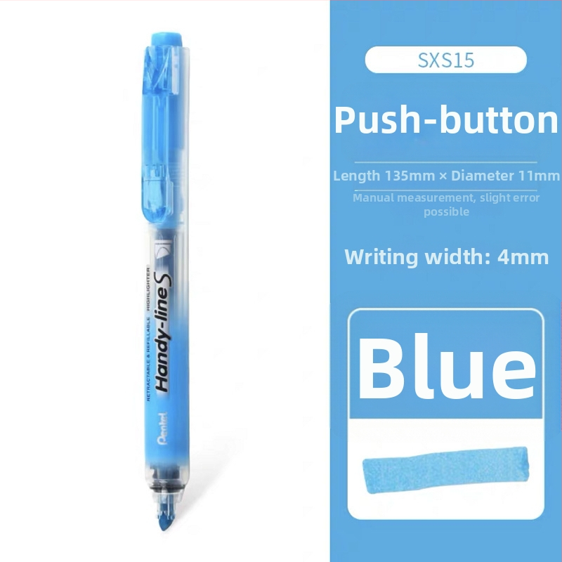 Pentel SXS15 marker za podcrtavanje s šiljkom pod kutem 4,0 mm, izbrisiv, zamjenjiva jezgra