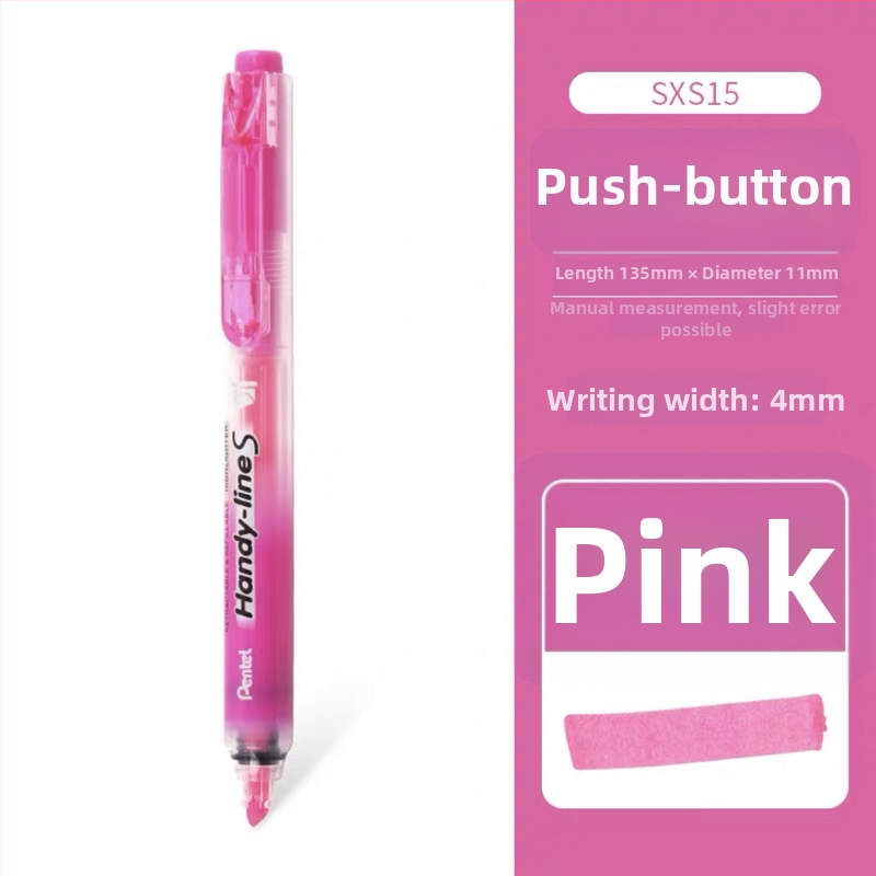 Pentel SXS15 marker za podcrtavanje s šiljkom pod kutem 4,0 mm, izbrisiv, zamjenjiva jezgra