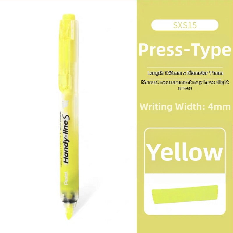 Pentel SXS15 marker za podcrtavanje s šiljkom pod kutem 4,0 mm, izbrisiv, zamjenjiva jezgra