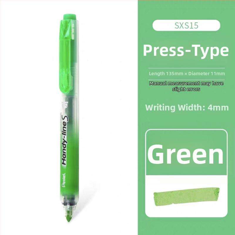 Pentel SXS15 marker za podcrtavanje s šiljkom pod kutem 4,0 mm, izbrisiv, zamjenjiva jezgra