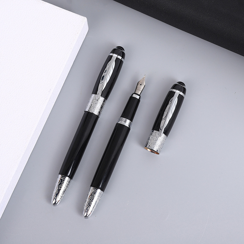 Metalno pero za hard-pen kaligrafiju, Model 2336, sustav izvlačenja tekućine, vrh od iridijske legure, specifikacije 14.0×1.0, moguć tisk loga