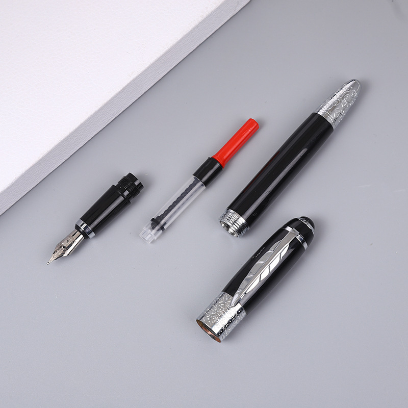 Metalno pero za hard-pen kaligrafiju, Model 2336, sustav izvlačenja tekućine, vrh od iridijske legure, specifikacije 14.0×1.0, moguć tisk loga