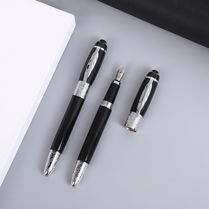 Metalno pero za hard-pen kaligrafiju, Model 2336, sustav izvlačenja tekućine, vrh od iridijske legure, specifikacije 14.0×1.0, moguć tisk loga