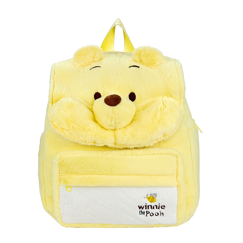 Korejski stil plišasti ruksak s mladenackim kampus dizajnom, zatvaranje na zip, unutarnji pretinac za dokumente, poliester podstava