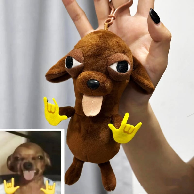 Chihuahua plišanka – set izraza, apstraktan pas, zabavna igračka