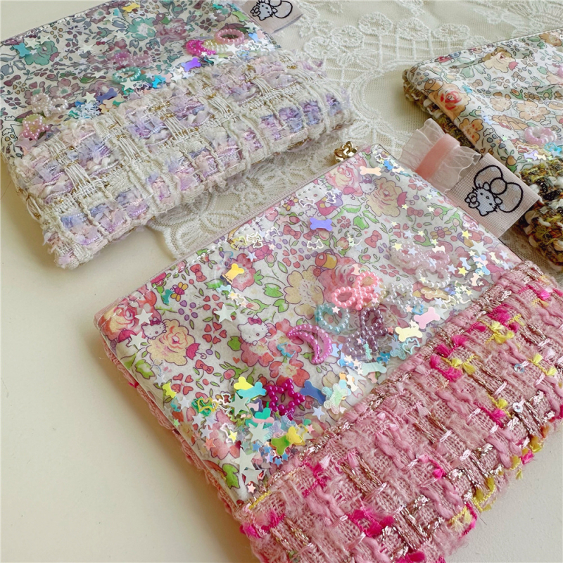 Ručna izrada TPU torbica za ruževe, horizontalnog oblika, zatvarač, pamuk podstava i ID džep