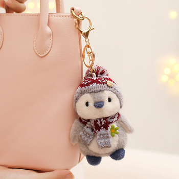 Κούκλα πιγκουίνου από βελούδο - εξαιρετικά μαλακό κοντό βελούδο, γέμισμα PP βαμβάκι, προσαρμόσιμο σχέδιο, για παιδιά 7-14 ετών