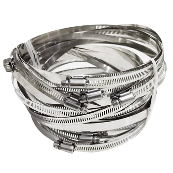 Hadica spona z 201 nehrdzavejúcej ocele, americký štýl, pre káble na monitorovanie na elektrických stĺpoch a projekty osvetlenia