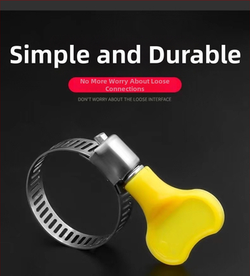 Oceľový hadicový spon s skrutkovým pásom; nominálne priemery 10–16 mm, 13–19 mm, 16–25 mm; upevňovací priemer 25 mm; určenie: Iné