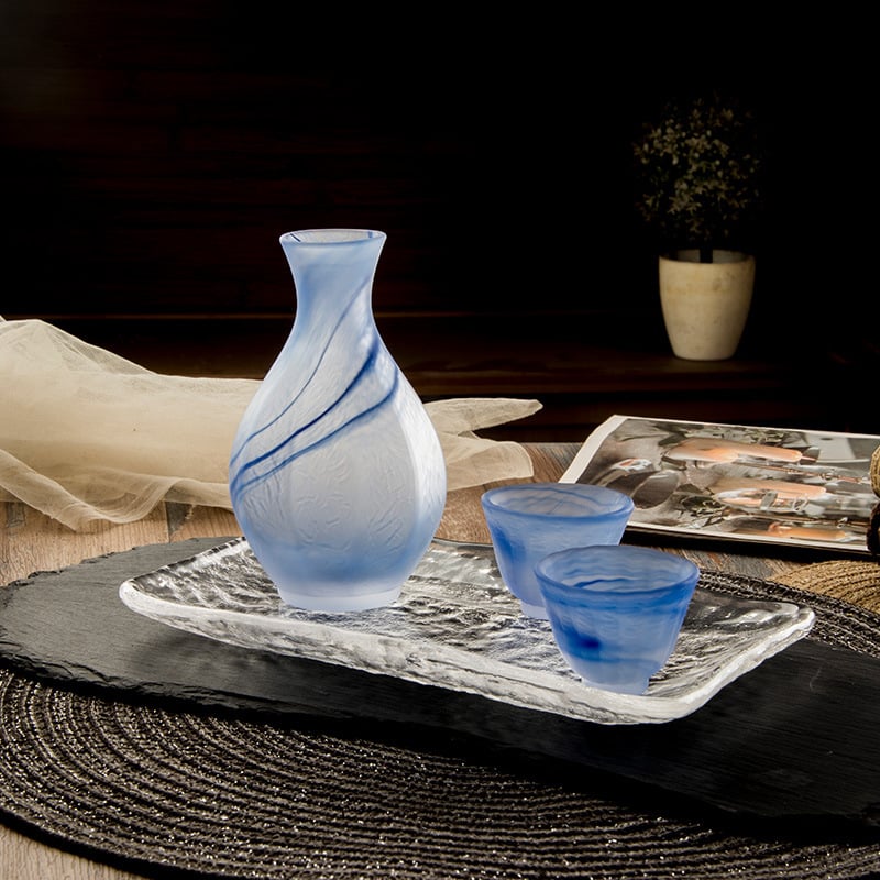 Šalica za sake u japanskom stilu, staklena, kapacitet 1–100 ml, moderni minimalistički stil