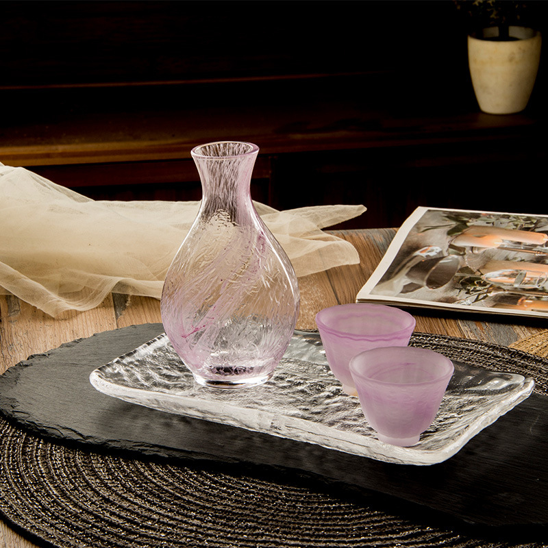 Šalica za sake u japanskom stilu, staklena, kapacitet 1–100 ml, moderni minimalistički stil