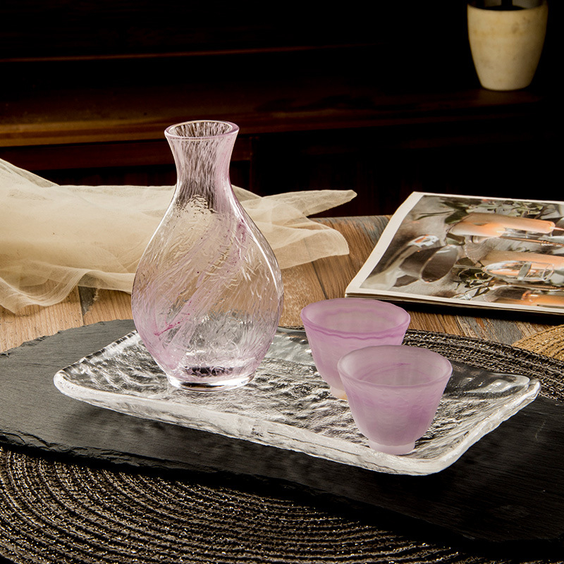 Šalica za sake u japanskom stilu, staklena, kapacitet 1–100 ml, moderni minimalistički stil