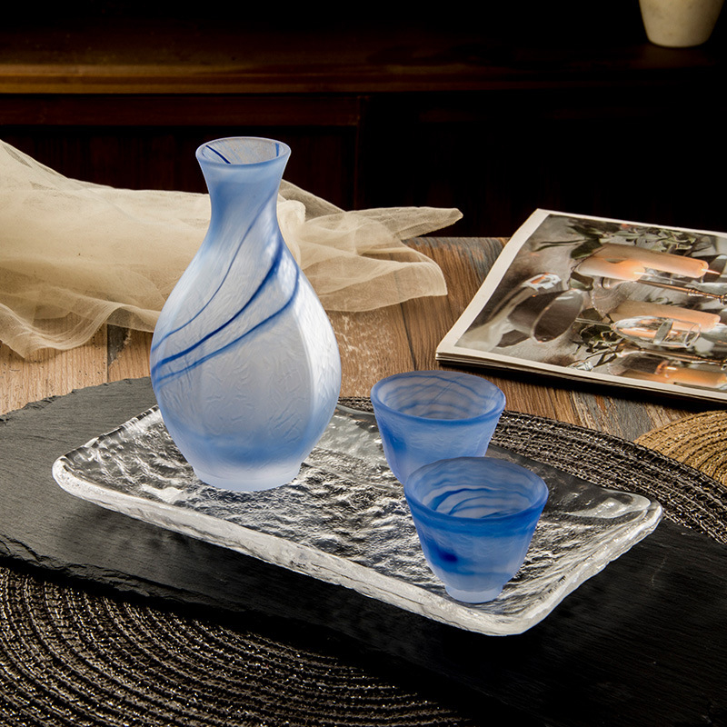 Šalica za sake u japanskom stilu, staklena, kapacitet 1–100 ml, moderni minimalistički stil