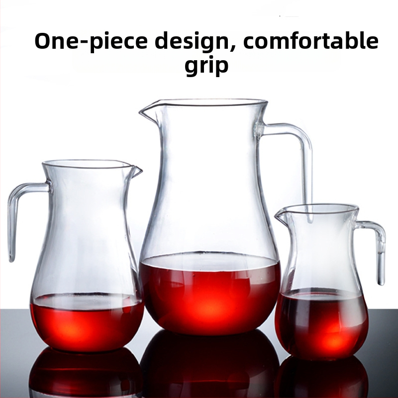 Műanyagból készült akril dekantőr kézi fogantyúval és mérőskálával, egyedi csomagolás, új kínai stílus