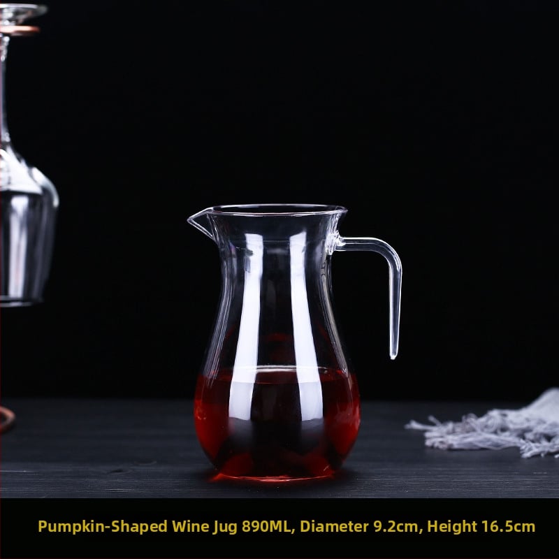 Műanyagból készült akril dekantőr kézi fogantyúval és mérőskálával, egyedi csomagolás, új kínai stílus