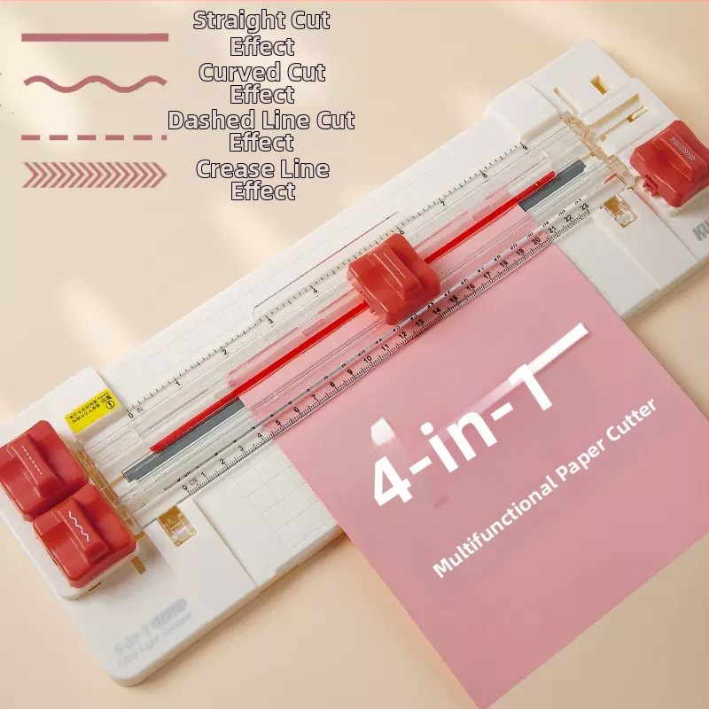 4-u-1 višenamjenski rezač papira s više glava, nehrđajući čelik, kapacitet 6 listova, modeli 13045, 13931, 13035, 13048, 13049, 13203