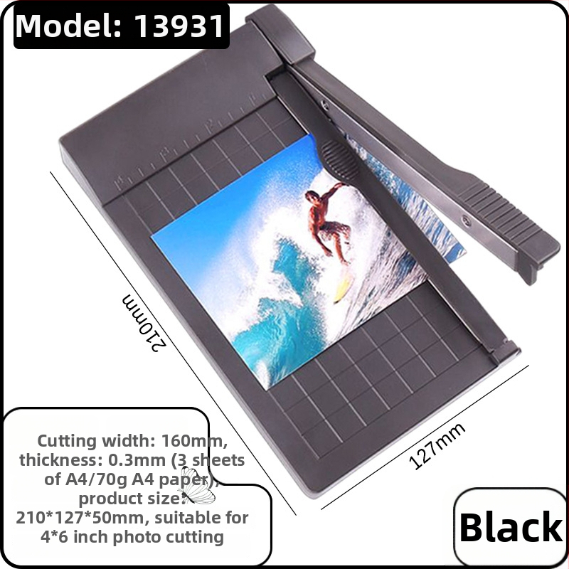 4-u-1 višenamjenski rezač papira s više glava, nehrđajući čelik, kapacitet 6 listova, modeli 13045, 13931, 13035, 13048, 13049, 13203