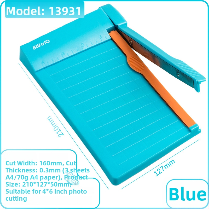 4-u-1 višenamjenski rezač papira s više glava, nehrđajući čelik, kapacitet 6 listova, modeli 13045, 13931, 13035, 13048, 13049, 13203