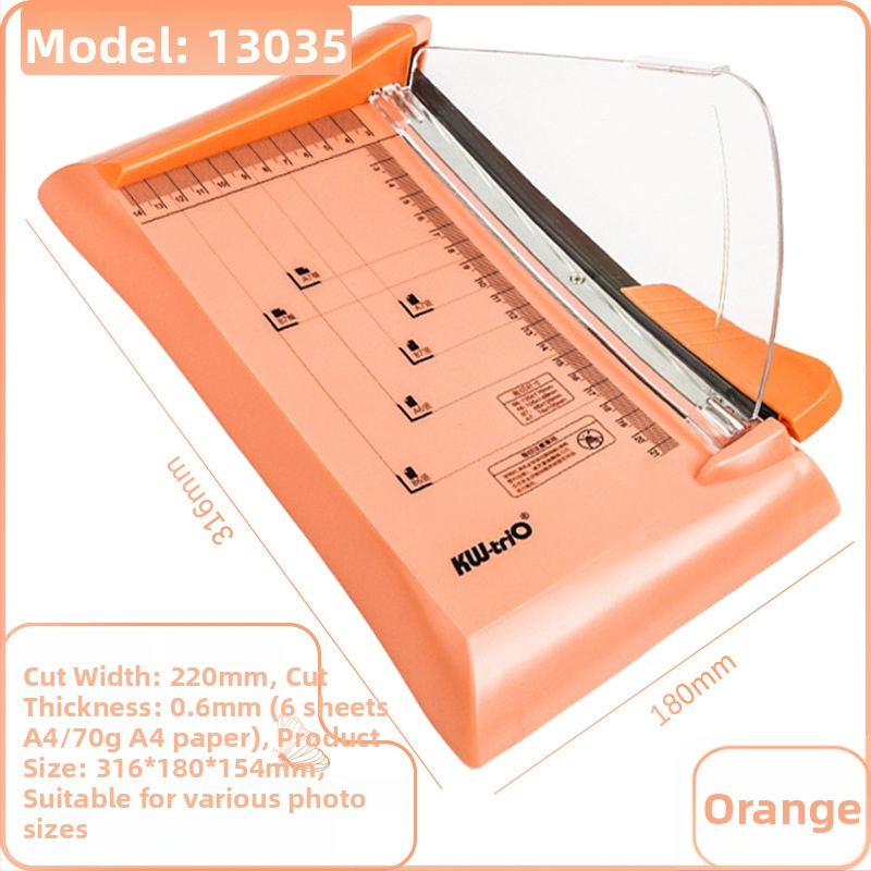 4-u-1 višenamjenski rezač papira s više glava, nehrđajući čelik, kapacitet 6 listova, modeli 13045, 13931, 13035, 13048, 13049, 13203