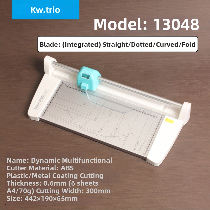 4-u-1 višenamjenski rezač papira s više glava, nehrđajući čelik, kapacitet 6 listova, modeli 13045, 13931, 13035, 13048, 13049, 13203