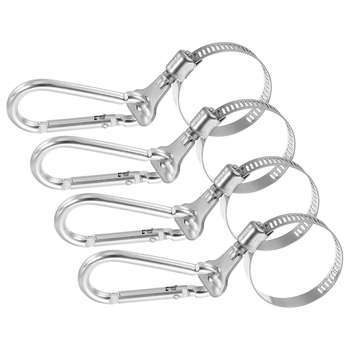 SGYM spona na hadice z 304 nerezovej ocele, s otvorom na rukoväť, ručné dotiahnutie, nastaviteľný upínací pás pre rúry